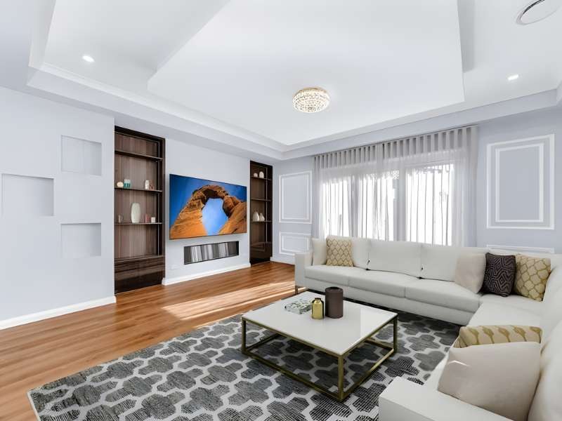 Living area (virtually styled) – 206 Primrose Avenue, Officer